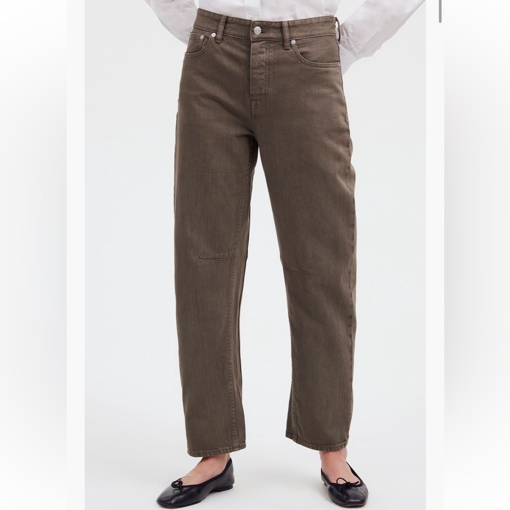 The Darted Barrel Leg Jean - Driftwood